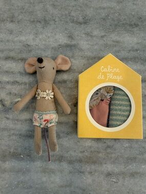 Maileg Big Sister Mouse & Beach Set (NIB)